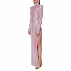 Candice Holographic Pink Dress By Aggi 18 Candice Holographic Pink Dress By Aggi -Aggi Elegant Store ruotch9afhcjxnx5bknq