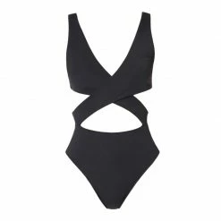 Nola Matt Black Body Suit By Aggi