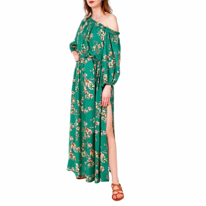 Jill Green Flowers Dress By Aggi 6 Jill Green Flowers Dress By Aggi - Image 4