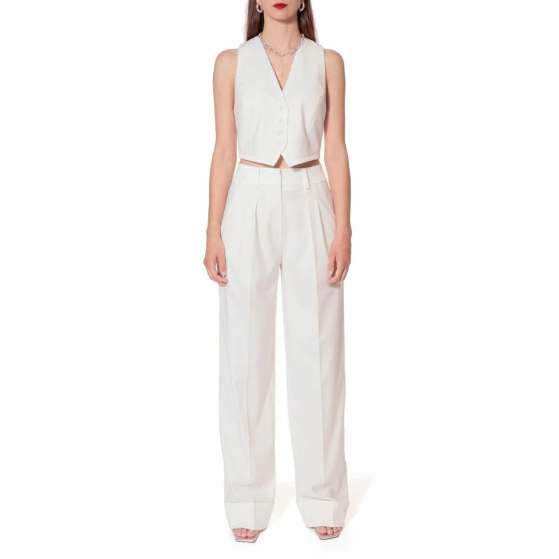 Frankie Aesthetic White Trousers - Long By Aggi 7 Frankie Aesthetic White Trousers - Long By Aggi - Image 5