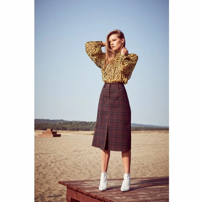 Chalia Tartan Skirt By Aggi 5 Chalia Tartan Skirt By Aggi - Image 3