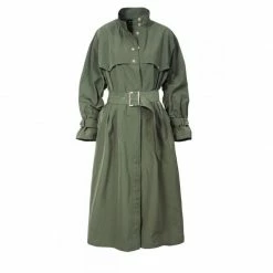 Vanda Khaki Trench-Coat By Aggi