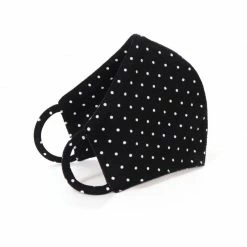 Set Of 3 Face Masks Polka Dots Black, Beige, Red By Aggi -Aggi Elegant Store twpfybqn8pza3zile4qt