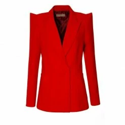 Samantha True Red Blazer By Aggi