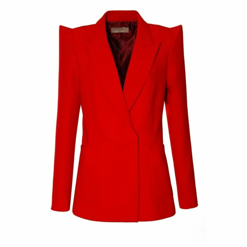 Samantha True Red Blazer By Aggi 3 Samantha True Red Blazer By Aggi