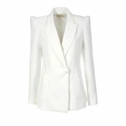 Samantha Cloud Dancer Blazer By Aggi