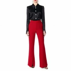Monica Lipstick Red Pants - Long By Aggi -Aggi Elegant Store varorrofcmtasuhx5dol