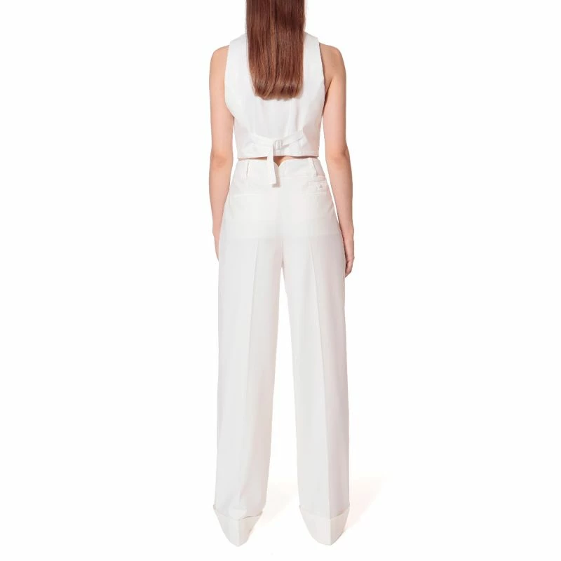 Frankie Aesthetic White Trousers - Long By Aggi 9 Frankie Aesthetic White Trousers - Long By Aggi - Image 7
