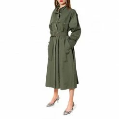 Vanda Khaki Trench-Coat By Aggi -Aggi Elegant Store vqlrkbojv5zqn8t7ruqa