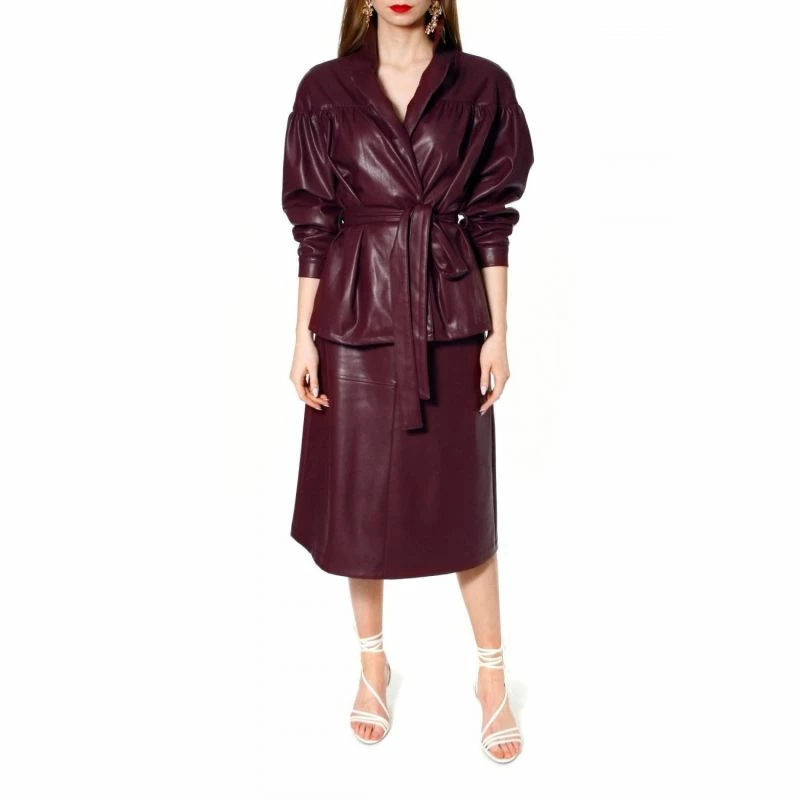 Patrizia Malaga Wine Jacket By Aggi 6 Patrizia Malaga Wine Jacket By Aggi - Image 4