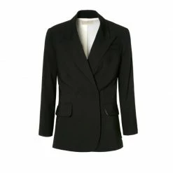 Ramona Neutral Black Blazer By Aggi