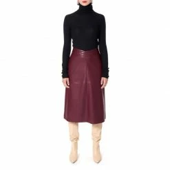 Skirt Chiara Malaga Wine By Aggi 8 Skirt Chiara Malaga Wine By Aggi -Aggi Elegant Store xlyeetroaxpenujkxjhr