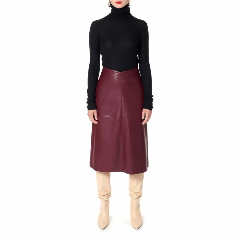 Skirt Chiara Malaga Wine By Aggi 4 Skirt Chiara Malaga Wine By Aggi - Image 2