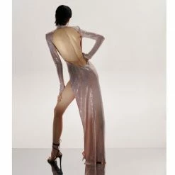 Candice Holographic Pink Dress By Aggi 16 Candice Holographic Pink Dress By Aggi -Aggi Elegant Store xr618j4dqeylhlboarqi