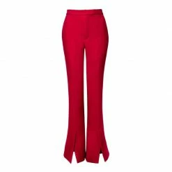 Monica Lipstick Red Pants By Aggi