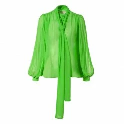 Linda Green Flash Blouse By Aggi